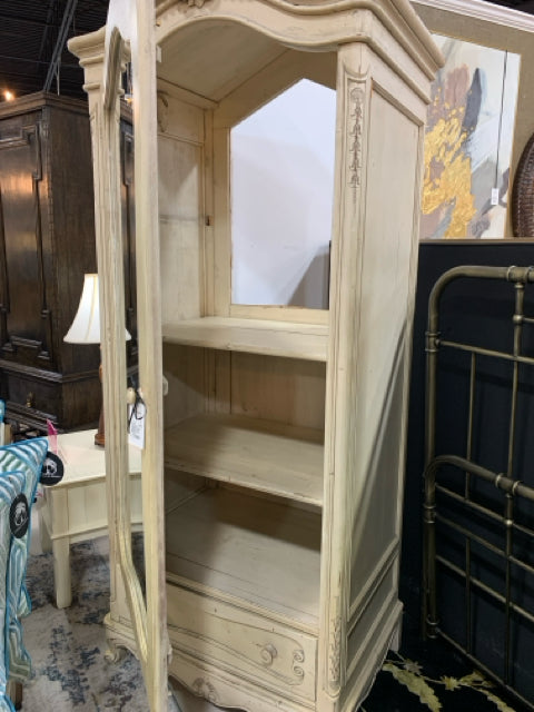 ARMOIRE  FRENCH COUNTRY MIRROR DOOR AND ONE DRAWER