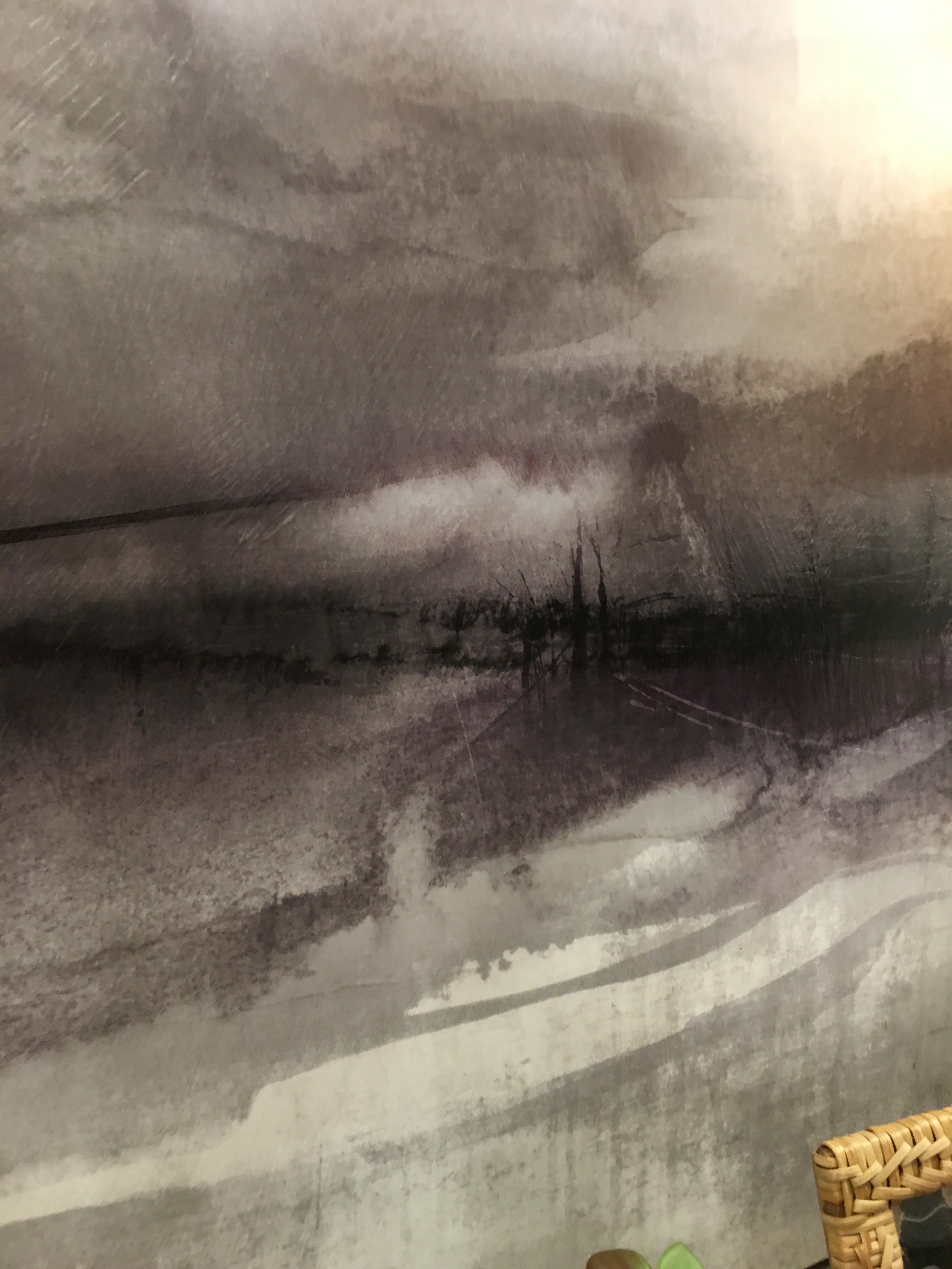 Z GALLERIE ABSTRACT PAINTING Consign & Design