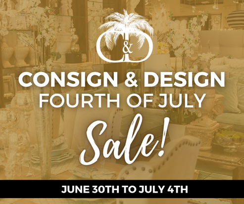 Palm Beach County's Consign & Design Furniture Store Offering Fourth of July Storewide Sale 