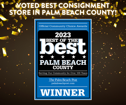 Winners of the Best of the Best Consignment Store in Palm Beach County