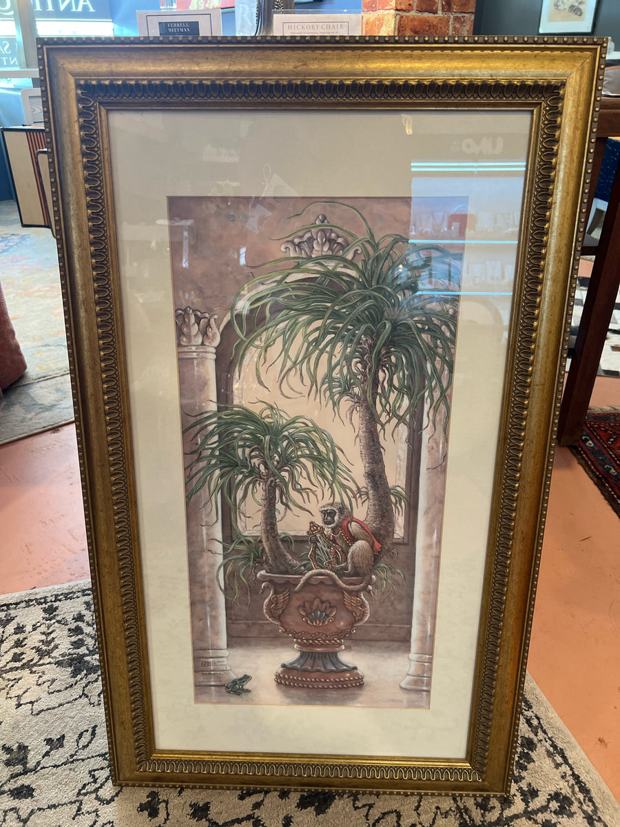 PRINT  ROYAL PET II IN GOLD FRAME