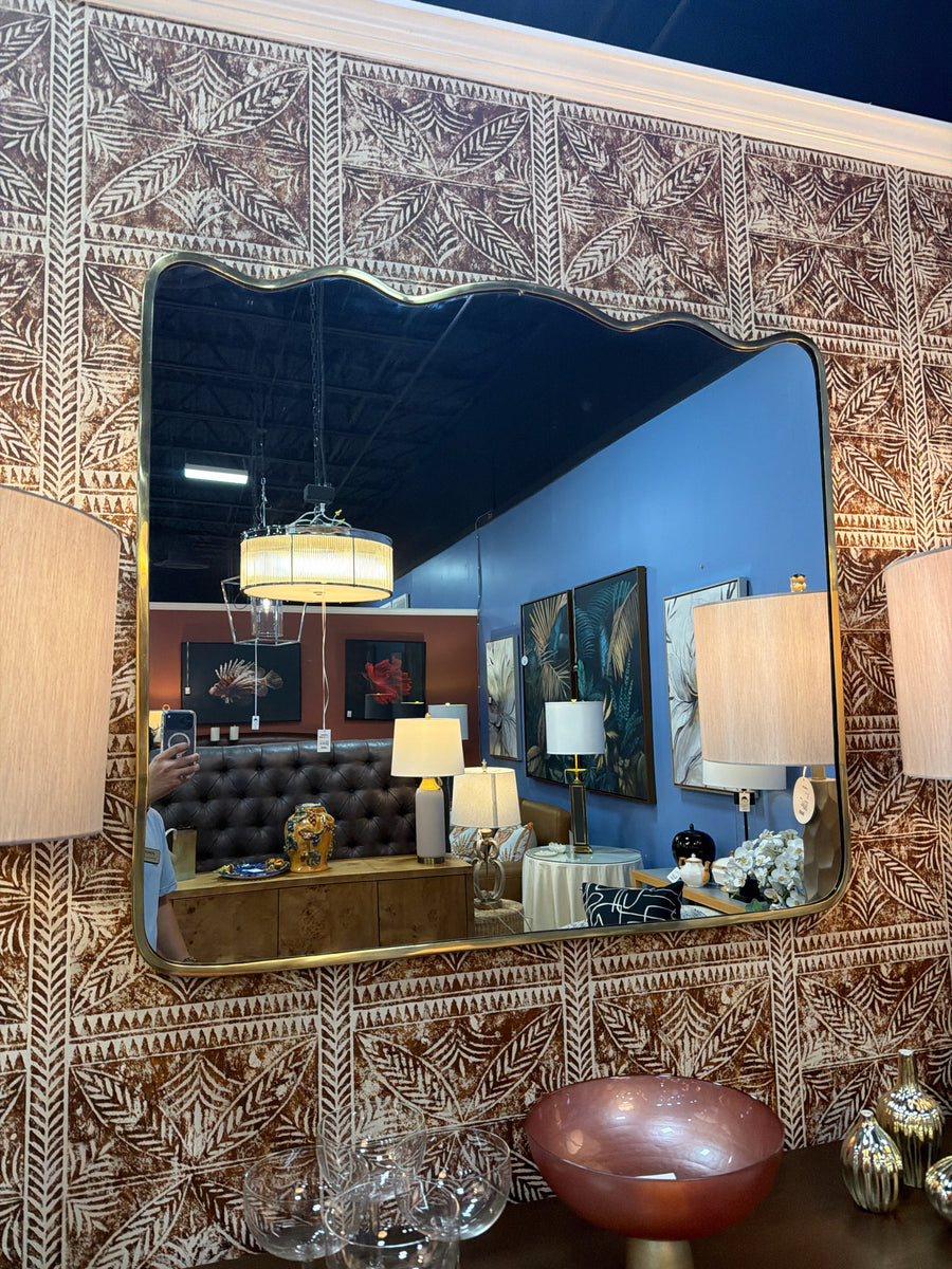 GOLD MIRROR PLATED BRASS