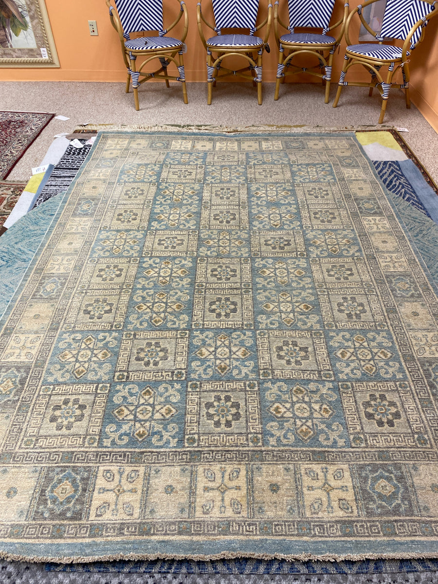 RUG BLUE AND CREAM