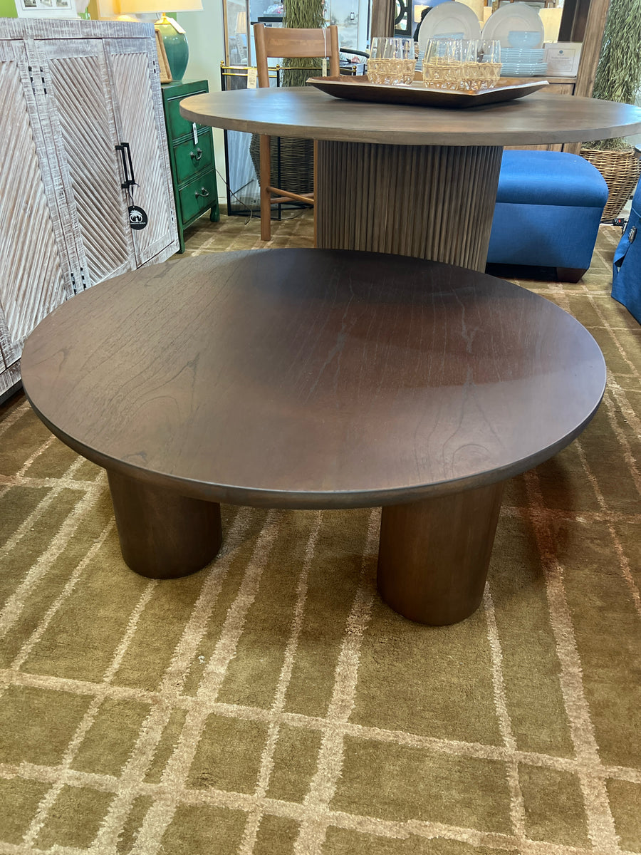 MORK THREE LEG ROUND COFFEE TABLE