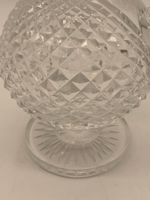 WATERFORD CRYSTAL CLARET DECANTER WITH STOPPER AND HANDLE AND FOOT