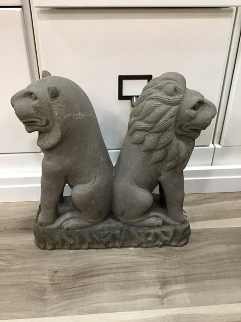 **CONCRETE LION AND LIONESS