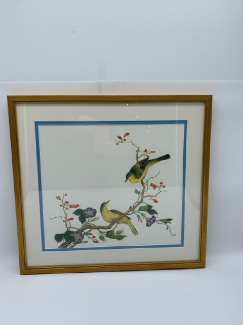 PRINT YELLOW WAGTAIL GOLD FRAME