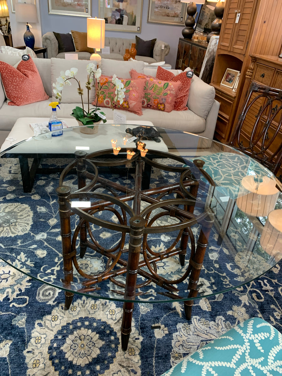 TOMMY BAHAMA BY LEXINGTON DINING TABLE &  FOUR CHAIRS