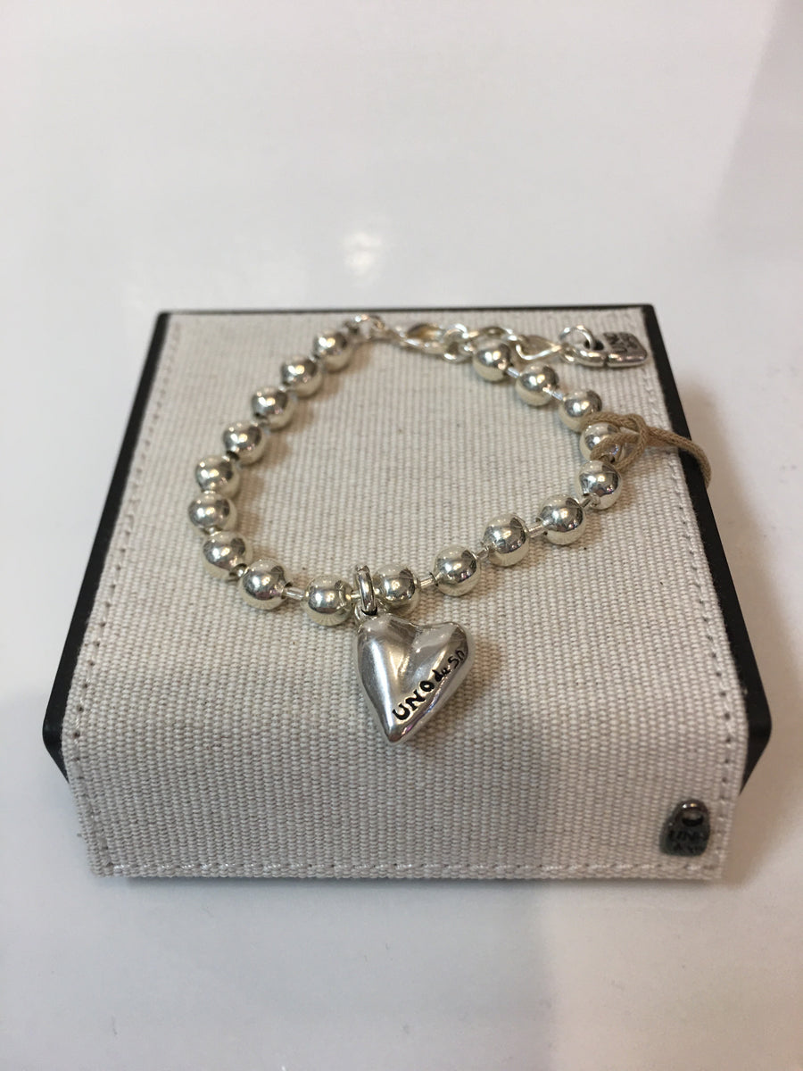 UNO DE 50 CUPIDO BRACELET SILVER SIZE M