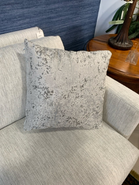 PILLOW SILVER OLIVE GREEN TEXTURE