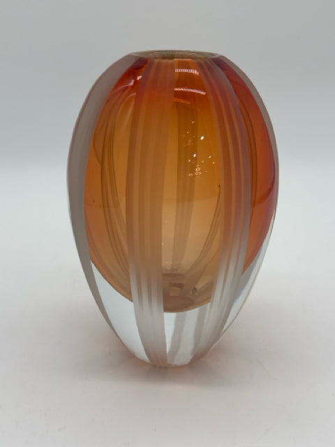 WATERFORD VASE  EVOLUTION CRYSTAL  MESA SUNRISE