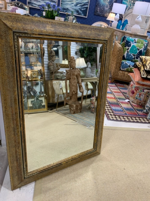 MIRROR GOLD BEVELED FRAME