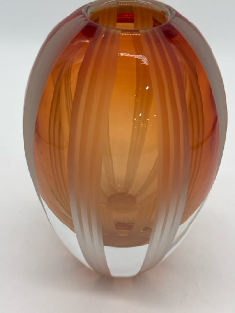 WATERFORD VASE  EVOLUTION CRYSTAL  MESA SUNRISE