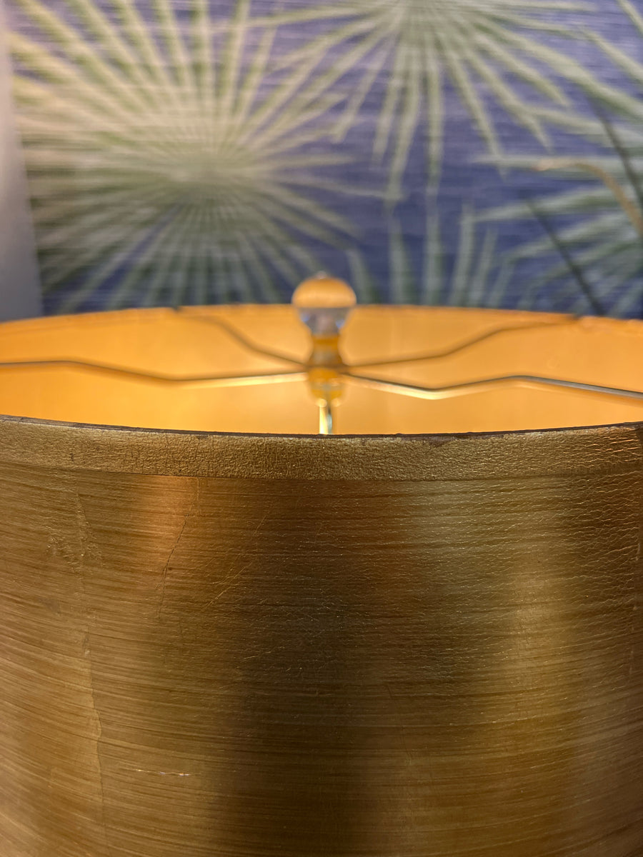 TABLE LAMP SAGE GREEN 27"H