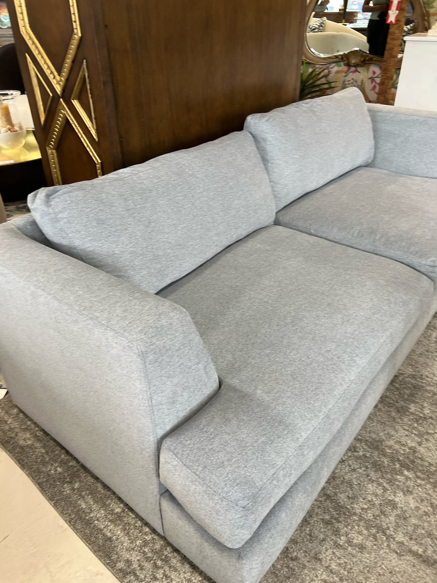 BERNHARDT SOFA 2 CUSHION GREY