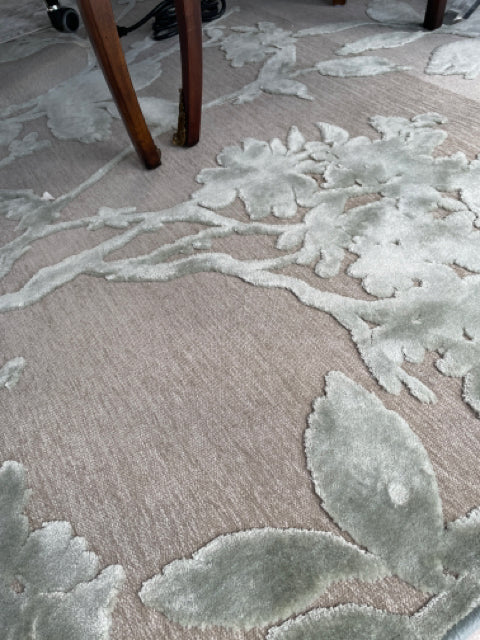 FRONT GATE RUG MINT GREEN AND GREY