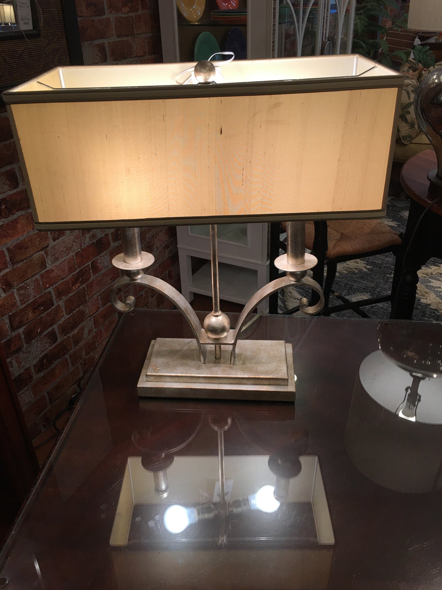 TABLE LAMP SILVER