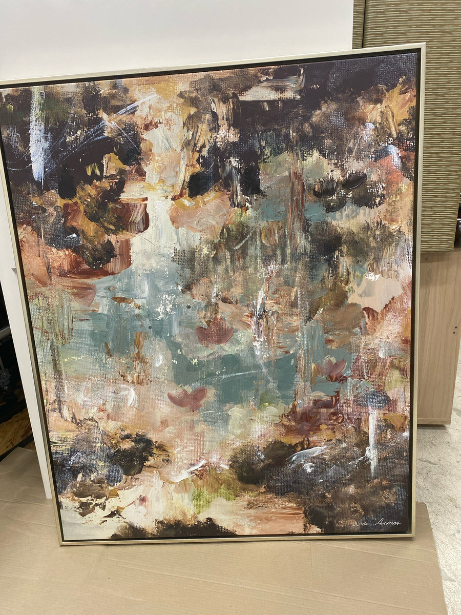 GICLEE MYSTIC MARINA IN CHAMPAGNE FLOAT FRAME