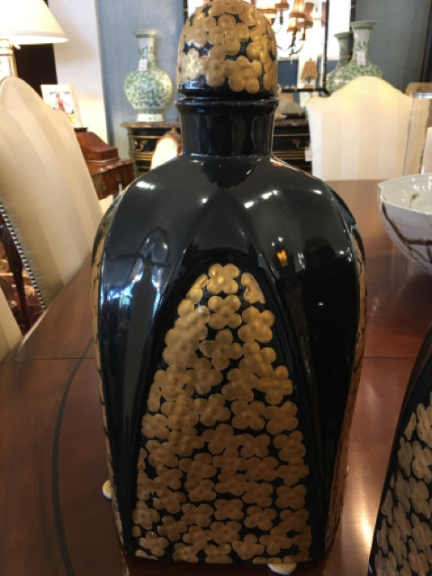 BLACK AND GOLD URNS - Consign & Design - Consign & Design - PGA, Recently Reduced