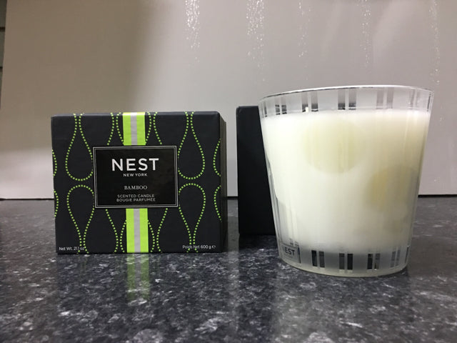 NEST 3 WICK CANDLE BAMBOO