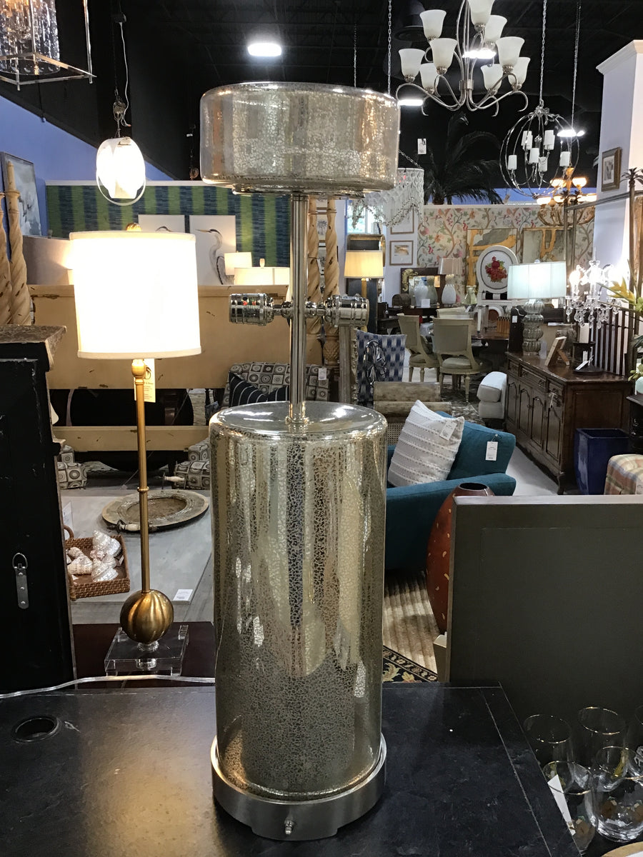 TABLE LAMP MERCURY GLASS