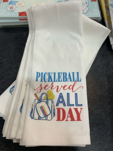 KITCHEN TOWEL PICKLE BALL SERVED ALL DAY