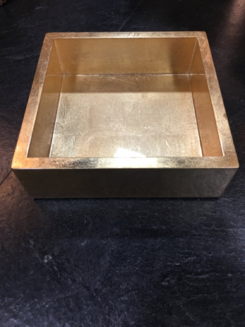 COCKTAIL NAPKIN HOLDER GOLD LEAF