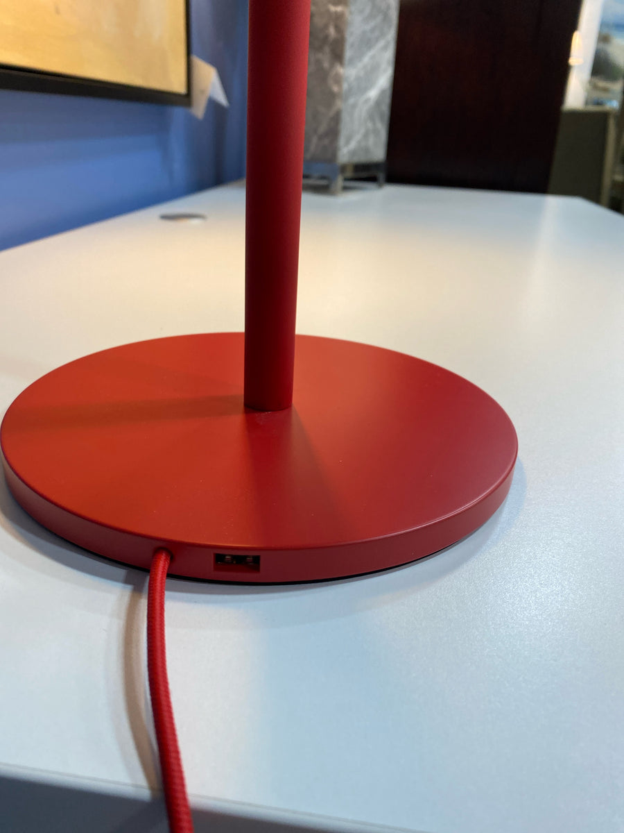 KONCEPT  TABLE LAMP LED  RED ADJUSTABLE