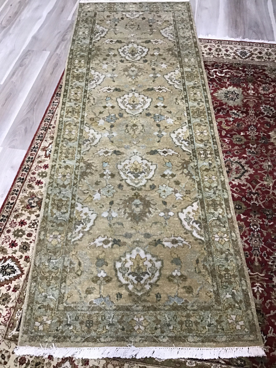 RUNNER RUG GOLD GREEN