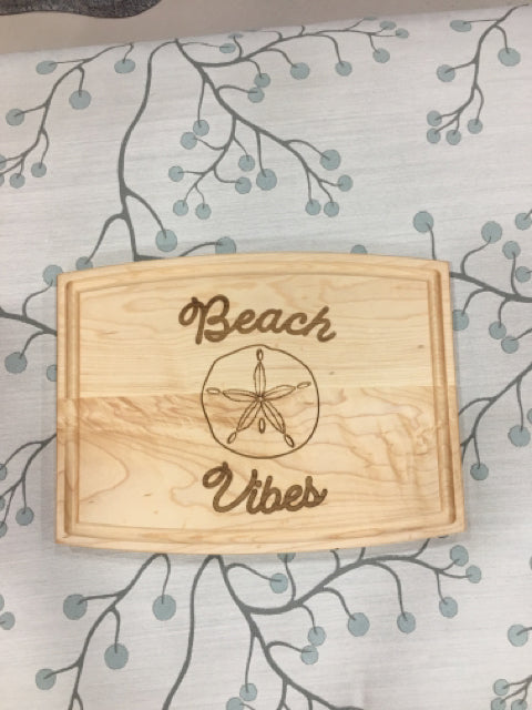 ARCHED RECTANGULAR MAPLE BOARD BEACH VIBES