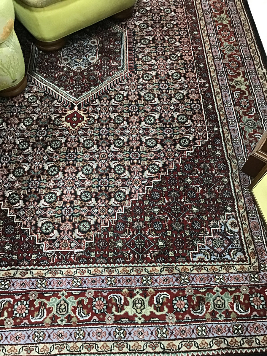 RUG HAND KNOTTED PERSIAN WOOL 6'1" x 9'3"