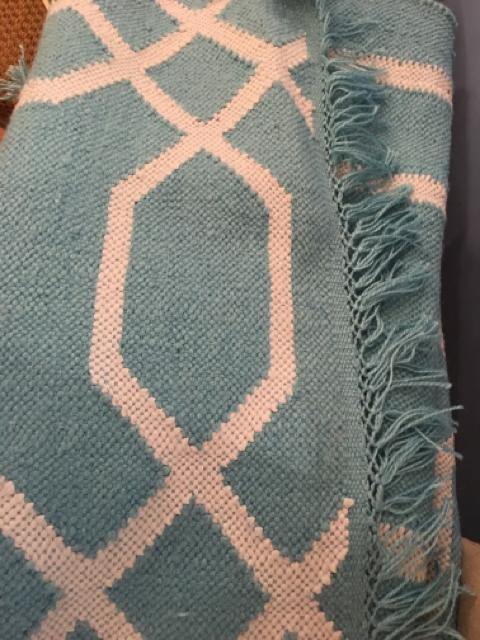 AREA RUG 4 X 6 TURQUOISE - Consign & Design - Consign & Design - clearance, WELLINGTON
