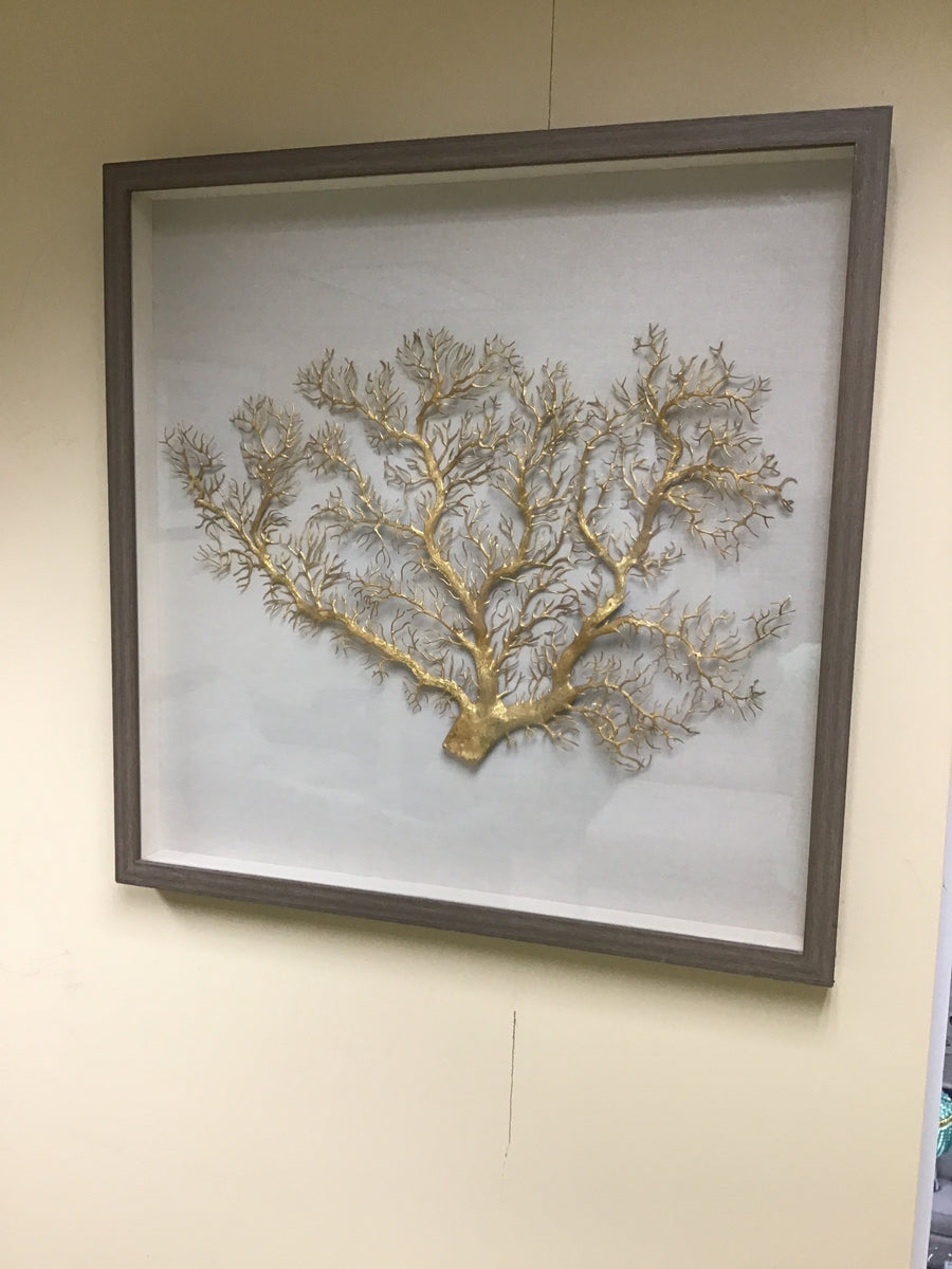 WALL HANGING GOLD TREE