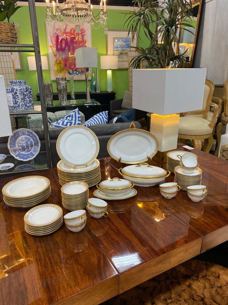 LIMOGES CHINA GOLD TRIM ASSORTED