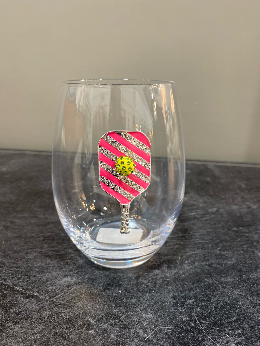 WINE GLASS PICKLEBALL STEMLESS