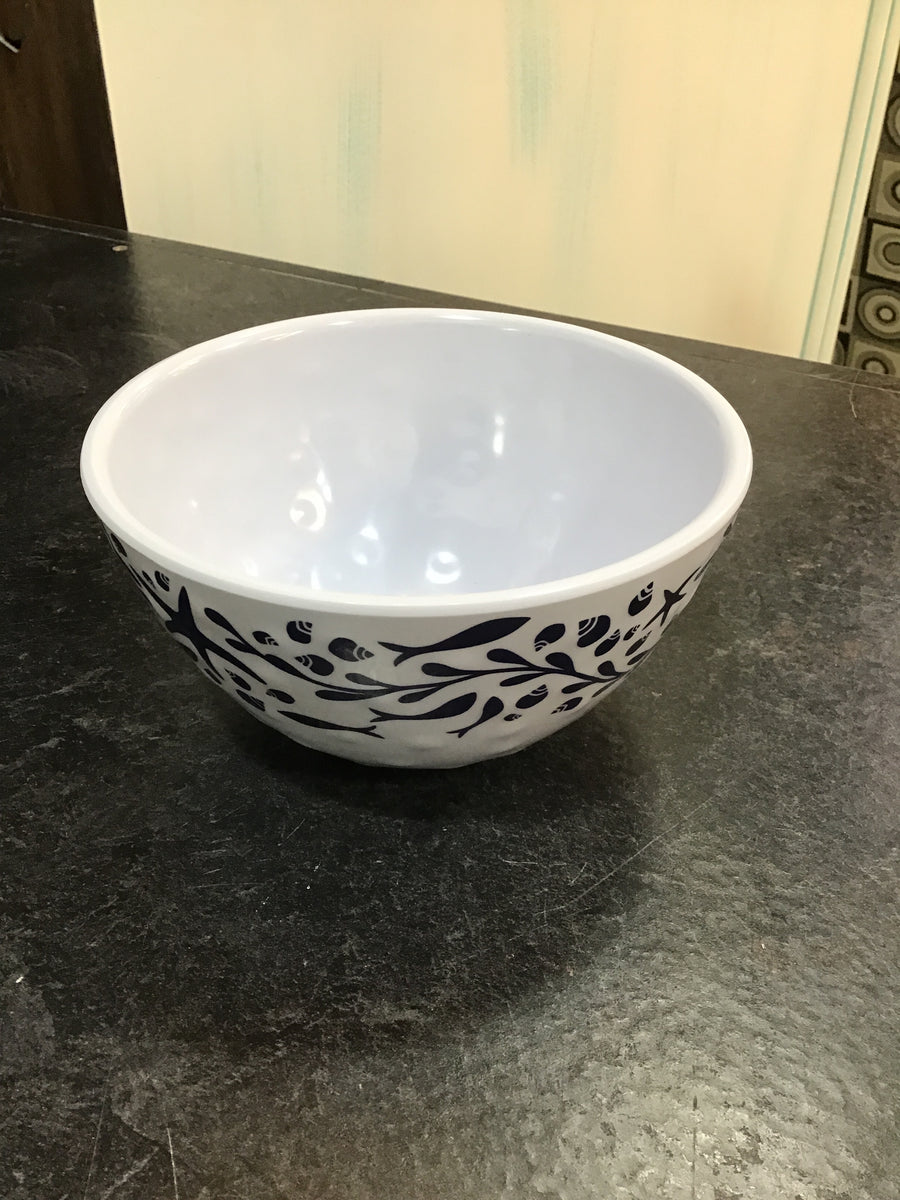 SALAD BOWL MELAMINE DESIGN TIDEPOOL