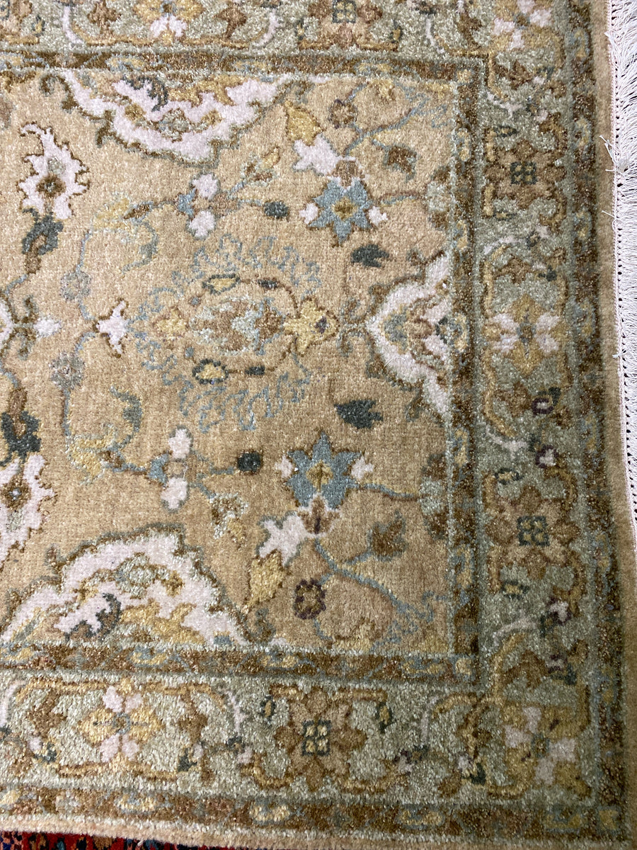 RUNNER RUG GOLD GREEN