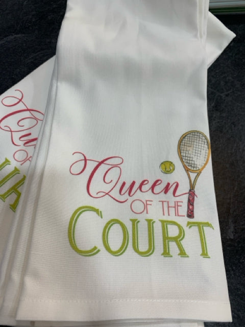 KITCHEN TOWEL QUEEN OF THE COURT