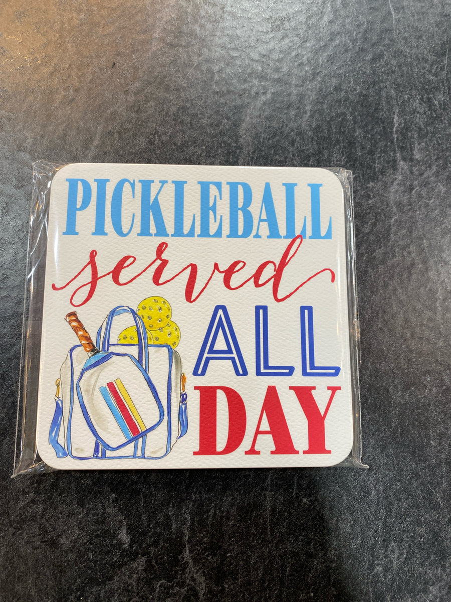 PAPER COASTERS PICKLEBALL SERVED ALL DAY