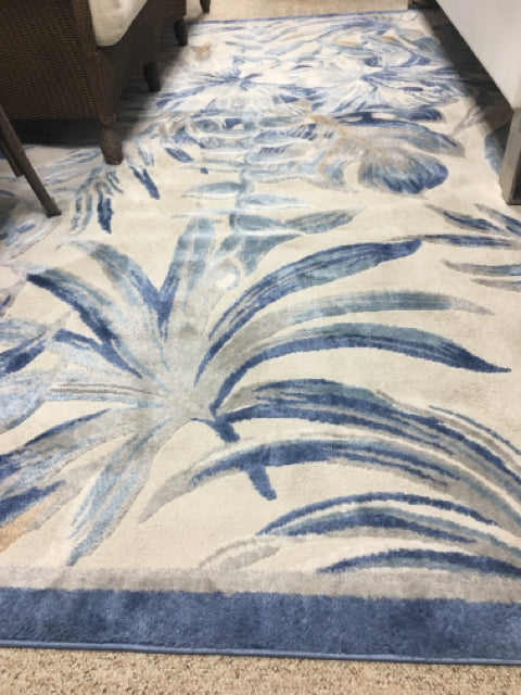 RUG IVORY BLUE